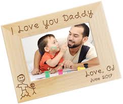 i love my daddy personalized photo frame