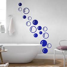 Bathroom Wall Art Stickers Soap Bubbles