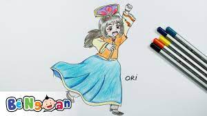 Hướng Dẫn Bé Tập Vẽ Và Tô Màu Công Chúa Ori ~ Drawing Ori Princess - Hướng  dẫn vẽ và tô màu tranh đẹp nhất - Kho gấu bông giá rẻ nhất Việt Nam