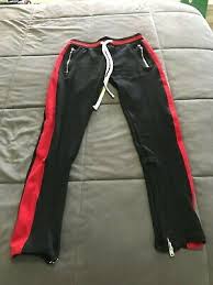 Mnml La Track Pants Red Black Size L 25 00 Picclick