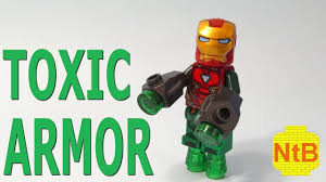 Lego iron man minifigure helmet. Lego Iron Man Ice Armor Custom Minifigure Youtube