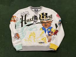 hustle gang crewneck sweater 190045534292