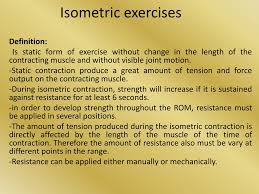 ppt isometric exercises powerpoint