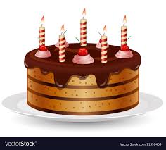 birthday cake cartoon royalty free