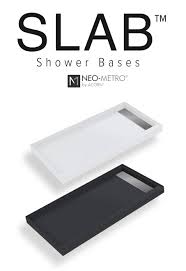 slab solid surface shower base ada