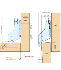 concealed heavy duty cabinet hinge j95