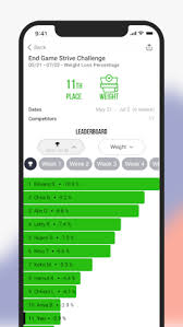 group weight loss compeion app