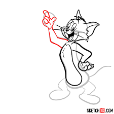 how to draw tom and jerry together