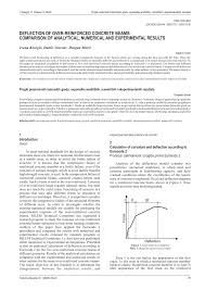 deflection of over reinforced concrete