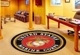 us marines logo rugs custom marines