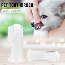 Slowly move deeper, trying to reach the rear teeth. 1pcs Soft Finger Toothbrush Pet Dog Dental Cleaning Teeth Care Hygiene Brush Pets Dog Cat Cleaning Supplies Teddy Dog Teeth Tool Amz Brand Product Amz Brand Product Inc