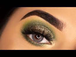 olive green eye makeup tutorial