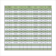 19 Football Pool Templates Word Excel Pdf Free