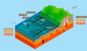 continental movement by plate tectonics