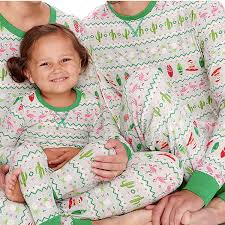 lightweight holiday pjs for the whole