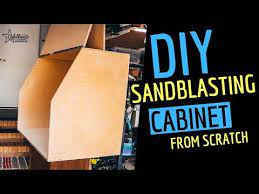 making a sandblasting cabinet from