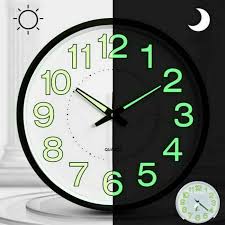 Large Wall Clock Non Ticking Silent