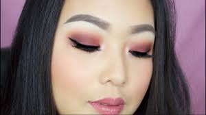 cranberry fall eye makeup tutorial