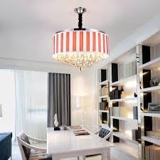 Height Adjustable Drum Chandelier With Cord Dining Room 6 8 Lights Modern Light Fixture In Black Red Beautifulhalo Com
