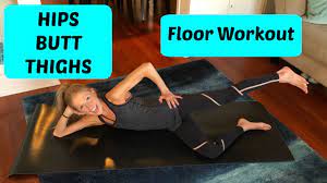 floor workout legs lean hips