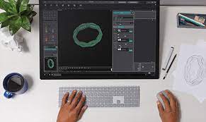 3d jewellery designing using matrix