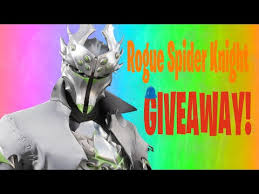To do this, simply head to the xbox one's store and load up fortnite with this account and you should now find you've got the rogue spider knight skin to use whenever you want. Fortnite Rogue Spider Knight Posted By Ryan Thompson