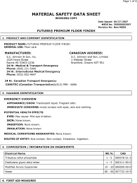 material safety data sheet working copy