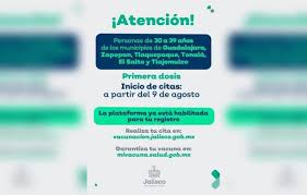 Lunes a viernes de 8:00 a 14:00 horas. Abren Registro De Citas Para Vacuna Anti Covid A Personas De 30 A 39 Anos Notisistema