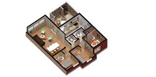 Render Of 3d Floor Plan Sketchup