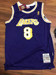 Let everyone know where your allegiance lies. Mitchell Ness Kobe Bryant 8 Purple Lakers Adult Large Jersey Basketball Apparel Jerseys