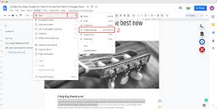 how to strikethrough text in google docs