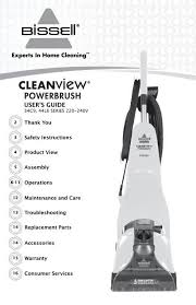 bissell cleanview powerbrush user guide