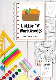 free letter v worksheets for pre