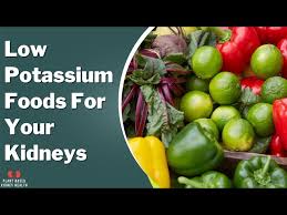 low potium foods for your kidneys