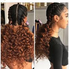 Perfectly partitioned braids swept up into a classy twisted top knot are a wonderful choice. 35 Braid Hairstyles With Weave