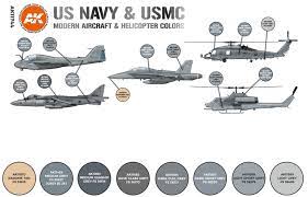 Us Navy And Usmc Modern Aircraft Color