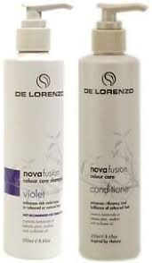 Details About Delorenzo Novafusion Violet Shampoo 250 Ml And Conditioner 250 Ml De Lorenzo