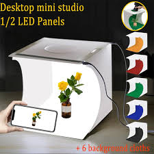 Portable Single Double Led Folding Box For Photos And Videos Lighting Studio Tent Box Studio Lighting Box Wish