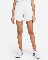 nike dri fit victory women s 5 golf shorts white