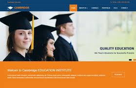 Education Website Template Free Download Webthemez