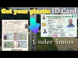 national id card plastic in nigeria