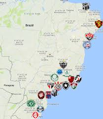 The campeonato brasileiro série a (portuguese pronunciation: 2018 Campeonato Brasileiro Serie A Map Campeonato Brasileiro Camisas De Futebol Arte De Basquete