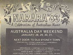 Narara Music Festival 1983 Australian Music History