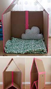 Comment construire une cabane en carton + modèles