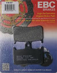 ebc organic brake pads fa187 dark