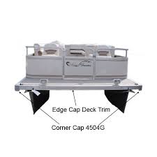 pontoon boat deck edge trim aluminum