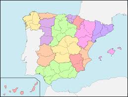 This map shows provinces in spain. 1833 Territorial Division Of Spain Wikipedia