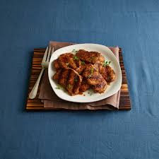 calories in grilled pork chops with dry