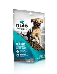 Dexter is really enjoying his new low calorie dog treats. Nulo Freestyle Training Treats For Dogs Salmon