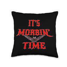 Amazon.com: It's Morbin' Time Morbillion Dollar Fashion Morbin' Time Meme  Funny Humor Throw Pillow, 16x16, Multicolor : Home & Kitchen